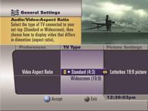 General settings