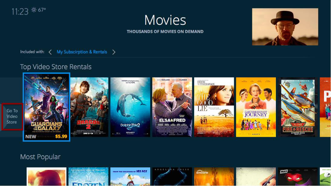 Top Video Store Rentals