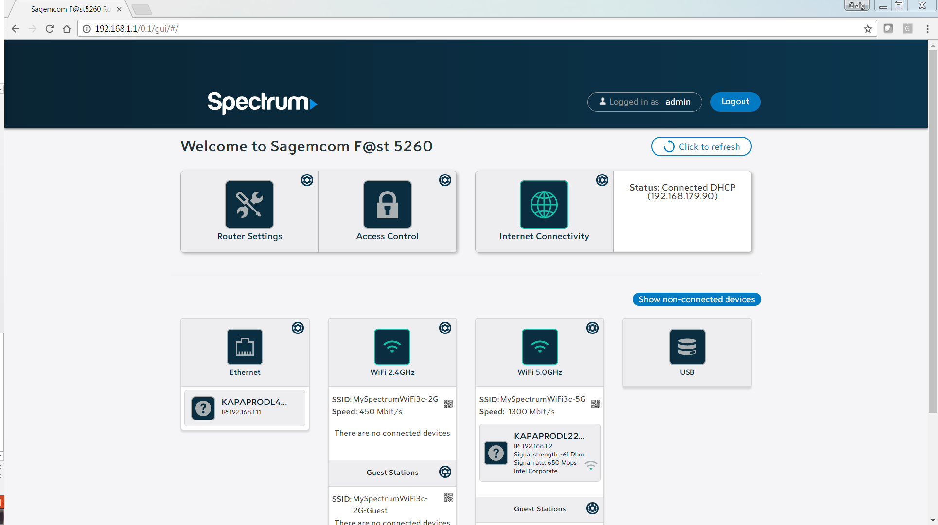 Sagemcom router login 3