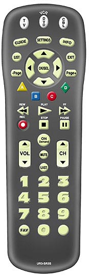 Universal Remote UR3-SR3M / UR3-SR3S