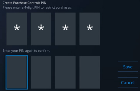 Create Purchase PIN