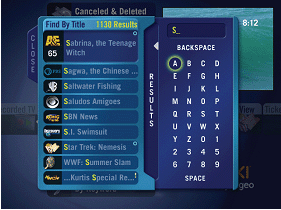 Moxi Find and Record page