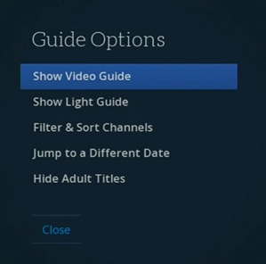 Guide Options