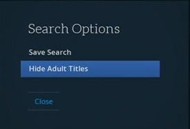 Hide Adult Titles