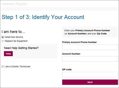 identify your account