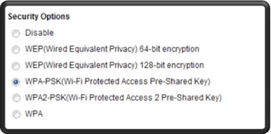 Security options