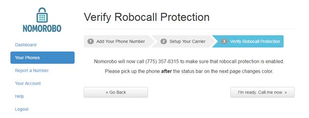 Test Call Setup