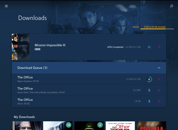 Downloads Screenshot