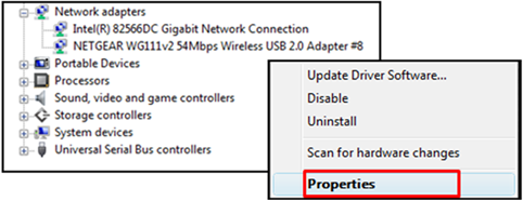 Network Interface Control