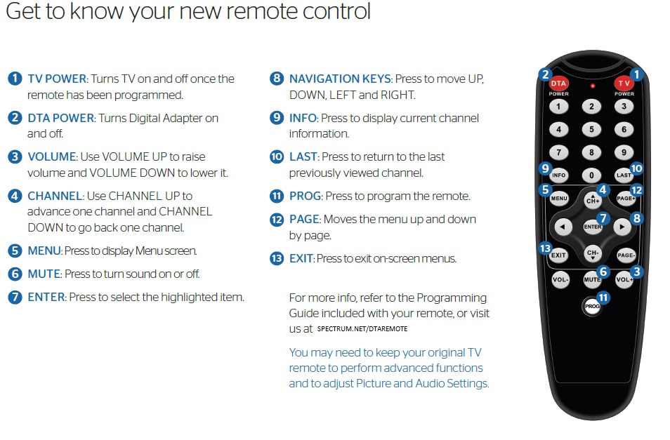 DTA Remote Instructions