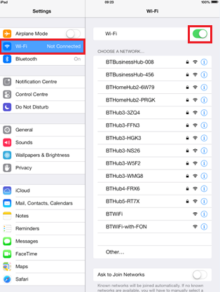 setup email on ipad