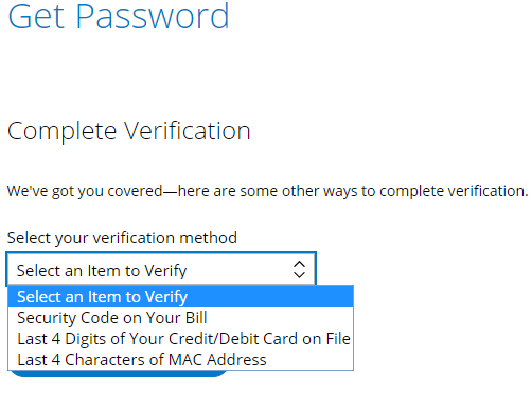 Forgot Username or Password