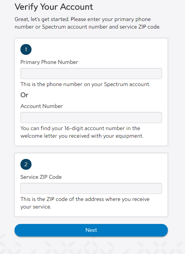 Self install verification fields