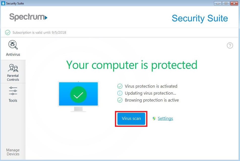 Virus Scan